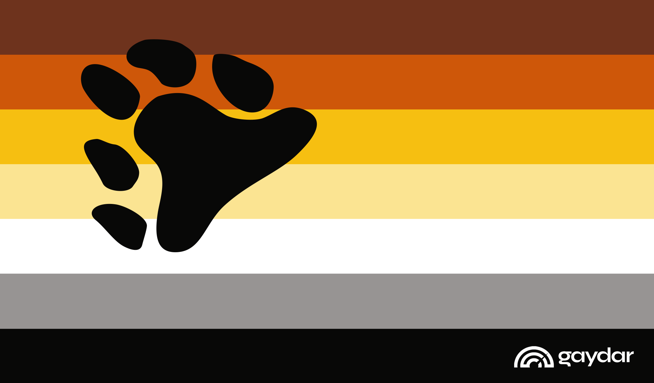 Bandeira Do Orgulho Bear Gaydar Espalhe Seu Orgulho